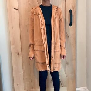 Forever 21 Camel Lightweight Utility Coat